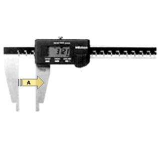DIGIMATIC CALIPER WITHOUT BLADE TIPS