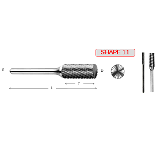 ROTARY CARBIDE BURR SHAPE 11