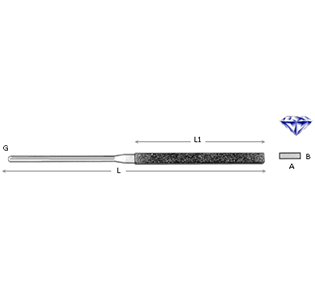 LIMA DIAMANTATA AGO NF PIATTA CROMO