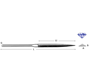 LIMA DIAMANTATA AGO NF BARRETTA CROMO