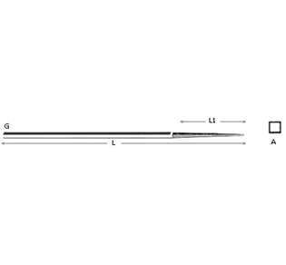 ESCAPEMENT FILE SQUARE