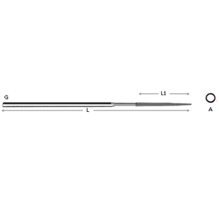 ESCAPEMENT FILE ROUND