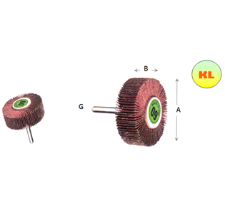 RULLO LAMELLARE ABRASIVO KL