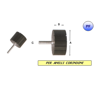 RULLO PER ANELLO CORINDONE