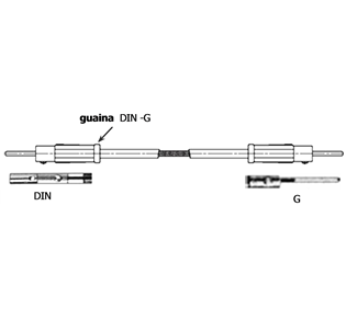 CASING FOR FLEXIBLE SHAFT DIN-