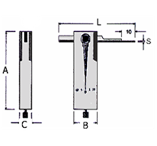 ADJUSTABLE EDGE SQUARE ANGULAR