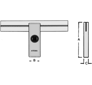 AJUSTABLE EDGE SQUARE PROFILE