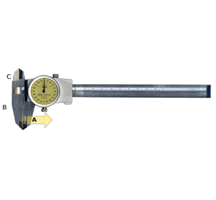 DIAL CALIPER TESA 0.02