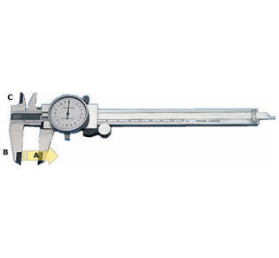 ECONOMY DIAL CALIPER 0.02