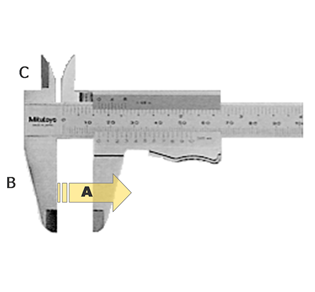 VERNIER CILIPER WITH QUIK ADJU