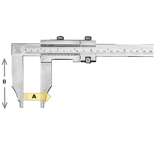 VERNIER LONG CALIPER FINE ADJU