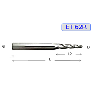 CARBIDE TAPERED ROUND MILL 55R