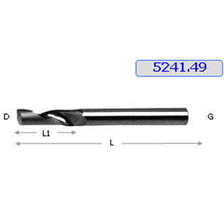 CARBIDE 1FLUTE END MILL FOR AL